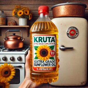Sunflower Oil (KRUTA : Extra Grade, 0.9 Liter)