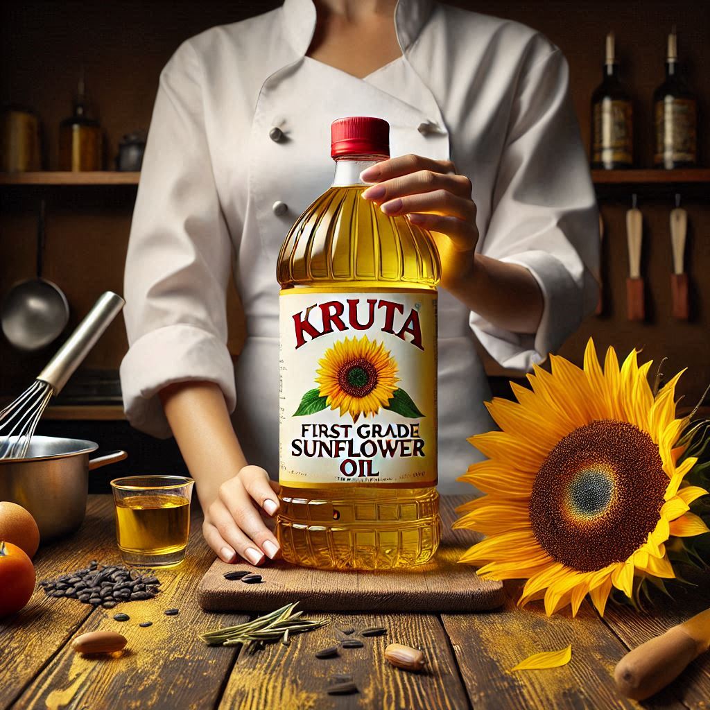 Sunflower Oil (KRUTA : First Grade, 5.0 Liter)