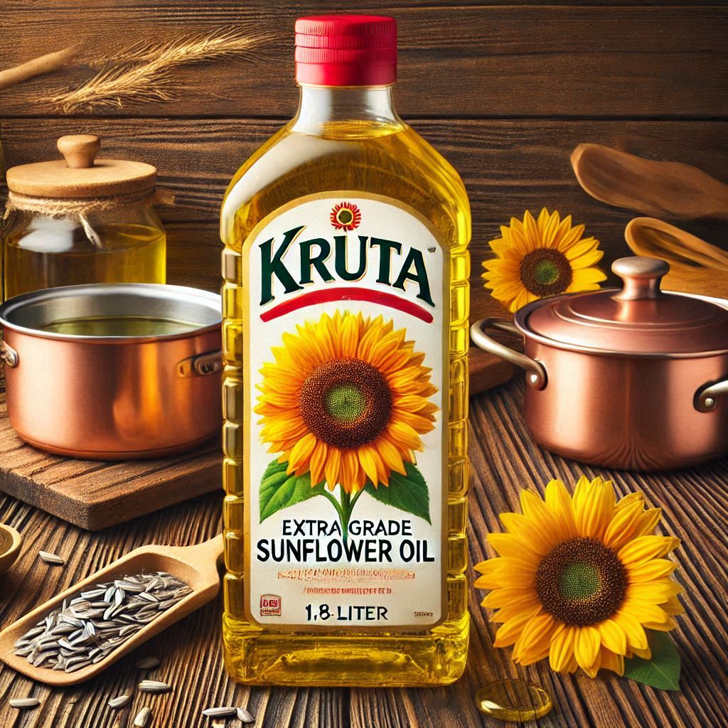 Sunflower Oil (KRUTA : Extra Grade, 1.8 Liter)