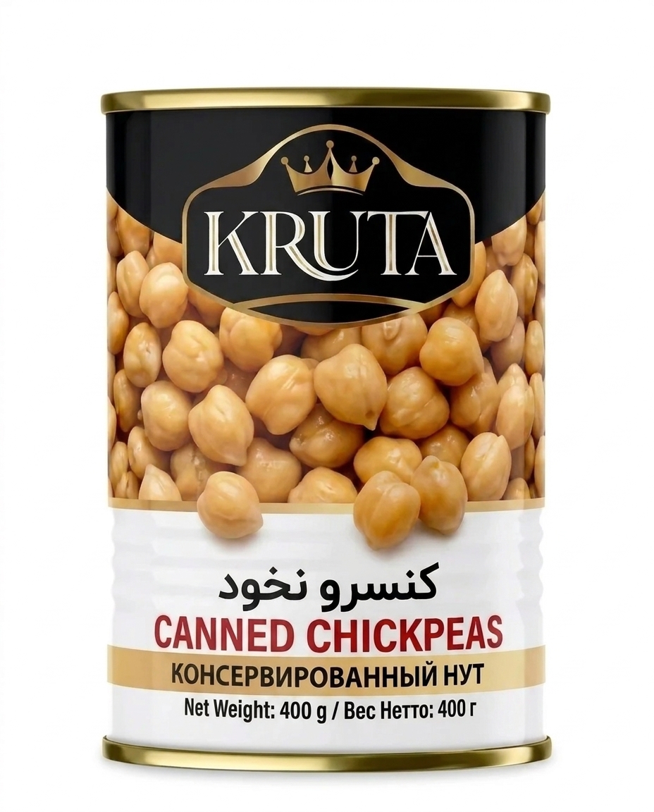 Canned chickpeas (Canned 400g Kruta)