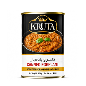 Canned eggplant (Canned 400g Kruta)