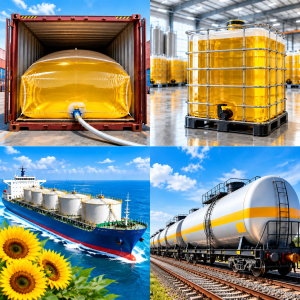 Bulk Sunflower Oil (Crude – Industrial Grade)